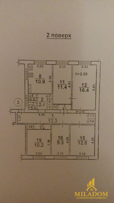 Продаж квартири 3-кімн., 56 м², Приморський — фото 9