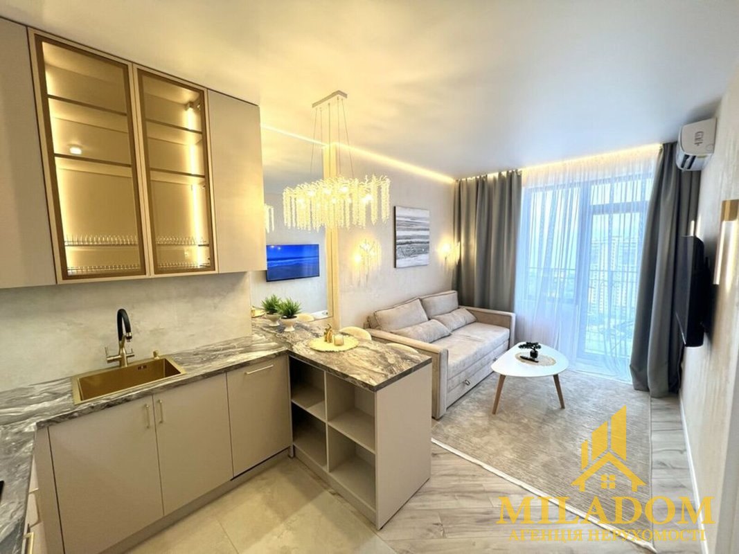 1-кімнатна квартира, 44 м², Аркадія, ЖК «Еллада». Прямий вид моря! — zdjęcie 1