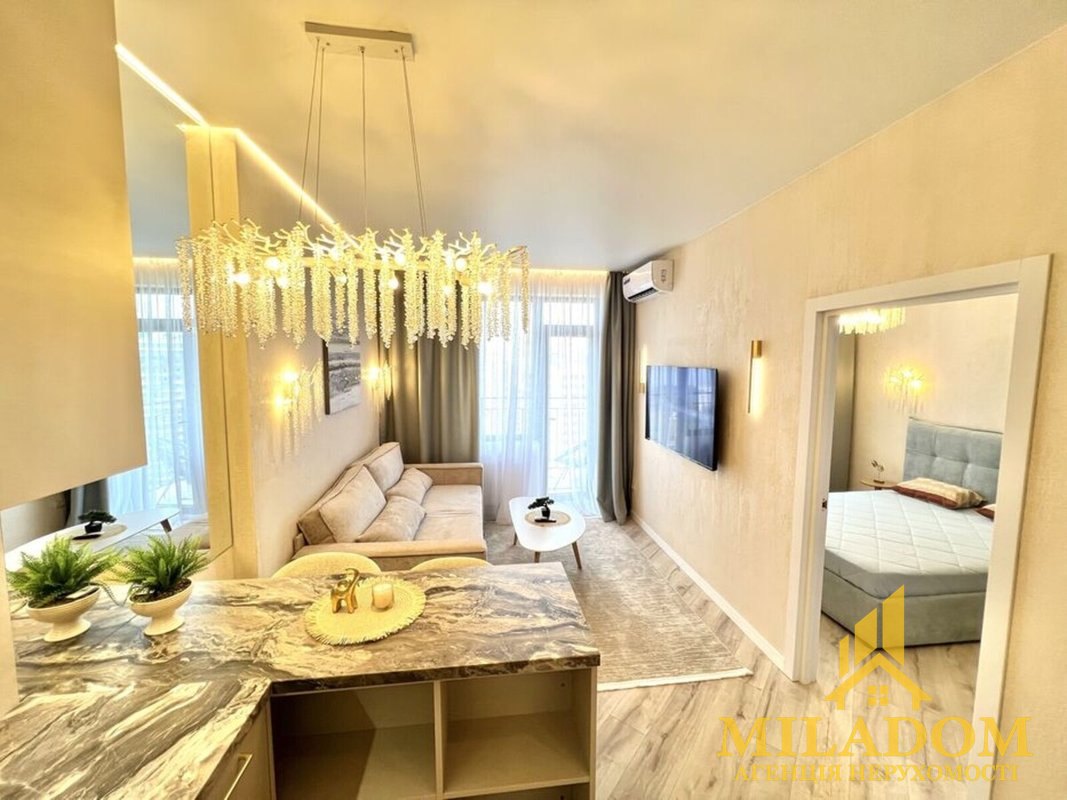 1-кімнатна квартира, 44 м², Аркадія, ЖК «Еллада». Прямий вид моря! — zdjęcie 2