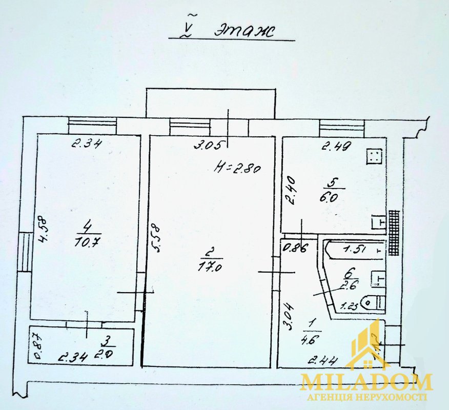 Продаж 2-кімнатної квартири 43,6 м² на вулиці Варненській. Черемушки — фото 8