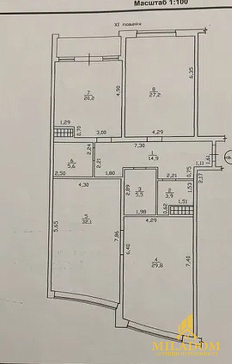 Видова 3-кімнатна квартира 150 м² у ЖК «Руслан і Людмила» — 8-а станція Великого Фонтану — фото 2
