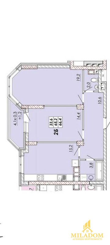 Продажа квартиры 2-комн., 66 м², Хаджибейский (Малиновский) — фото 2