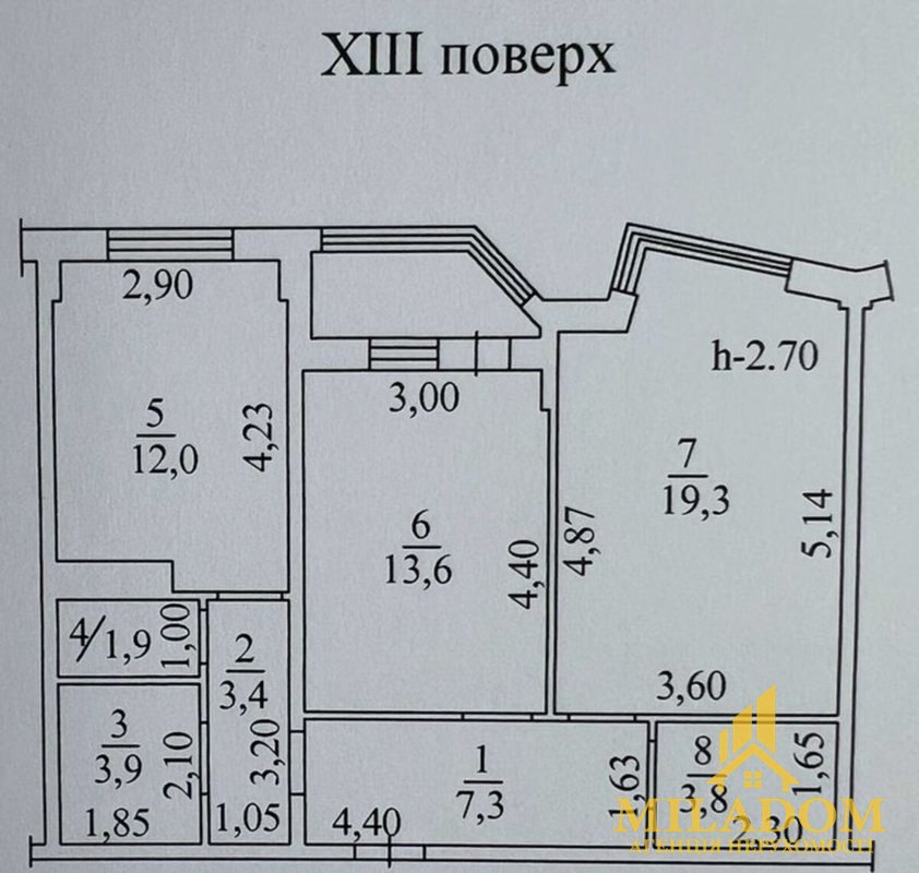 Продаж квартири 2-кімн., 68 м², Приморський — фото 2
