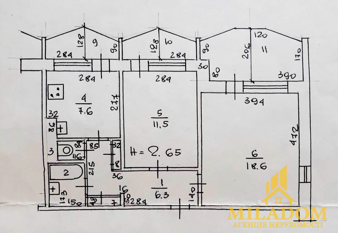 Продаж квартири 2-кімн., 55 м², Київський — фото 6