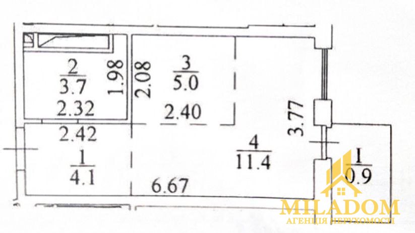 Продам 1-комнатную квартиру (студия) в центре, ул. Софиевская. ЖК ITown — снимка 4